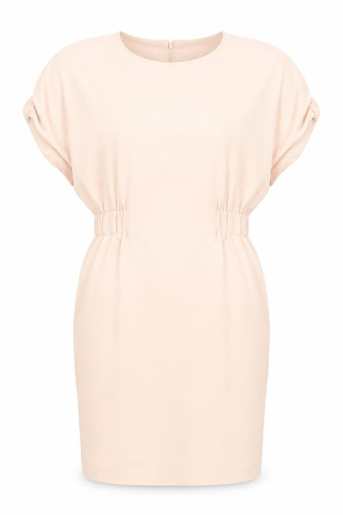 RESERVED Women’s Beige Bodycon Dress Size S Knee Length