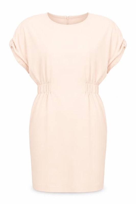 RESERVED Women’s Beige Bodycon Dress Size S Knee Length