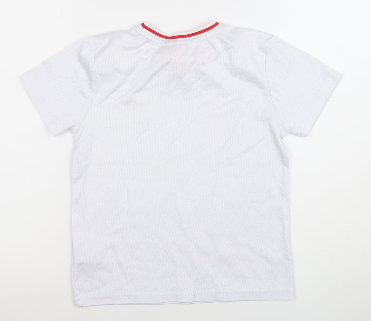 Liverpool FC Boys White Short Sleeve Jersey T-Shirt 7-8 Years