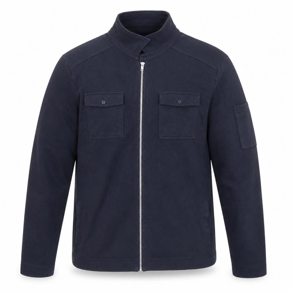 River Island Men's Blue Full Zip Sweatshirt Size L