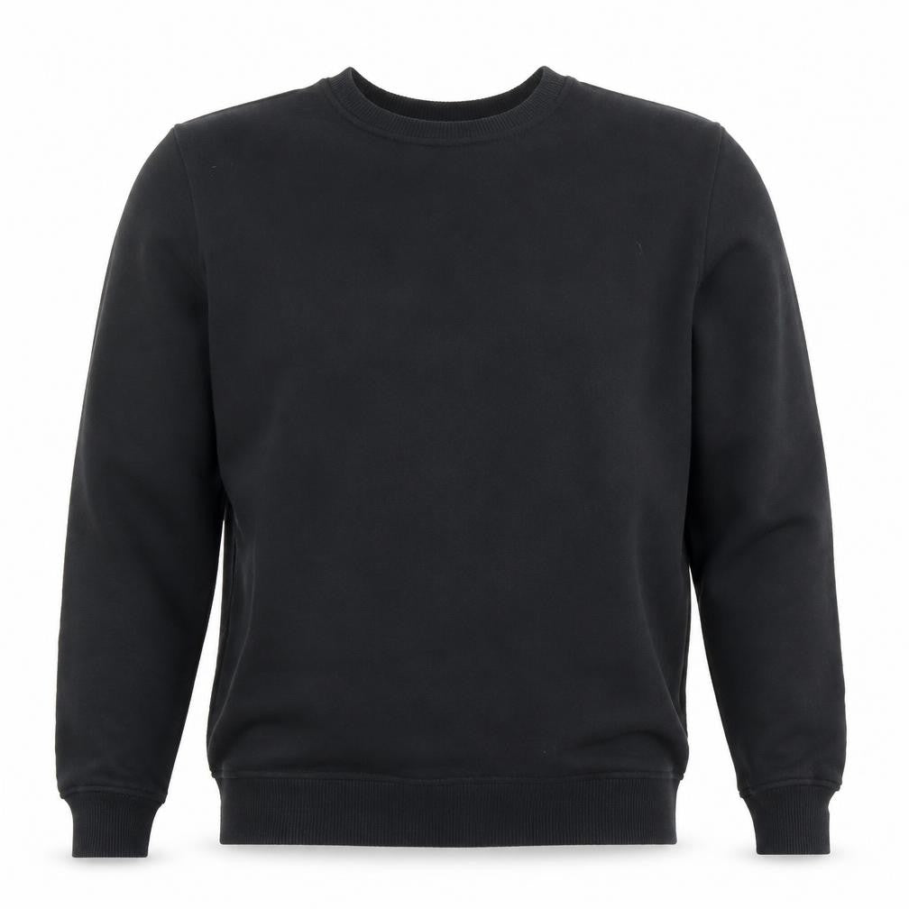 Pull&Bear Men's Black Skull Embroidered Sweatshirt Size S
