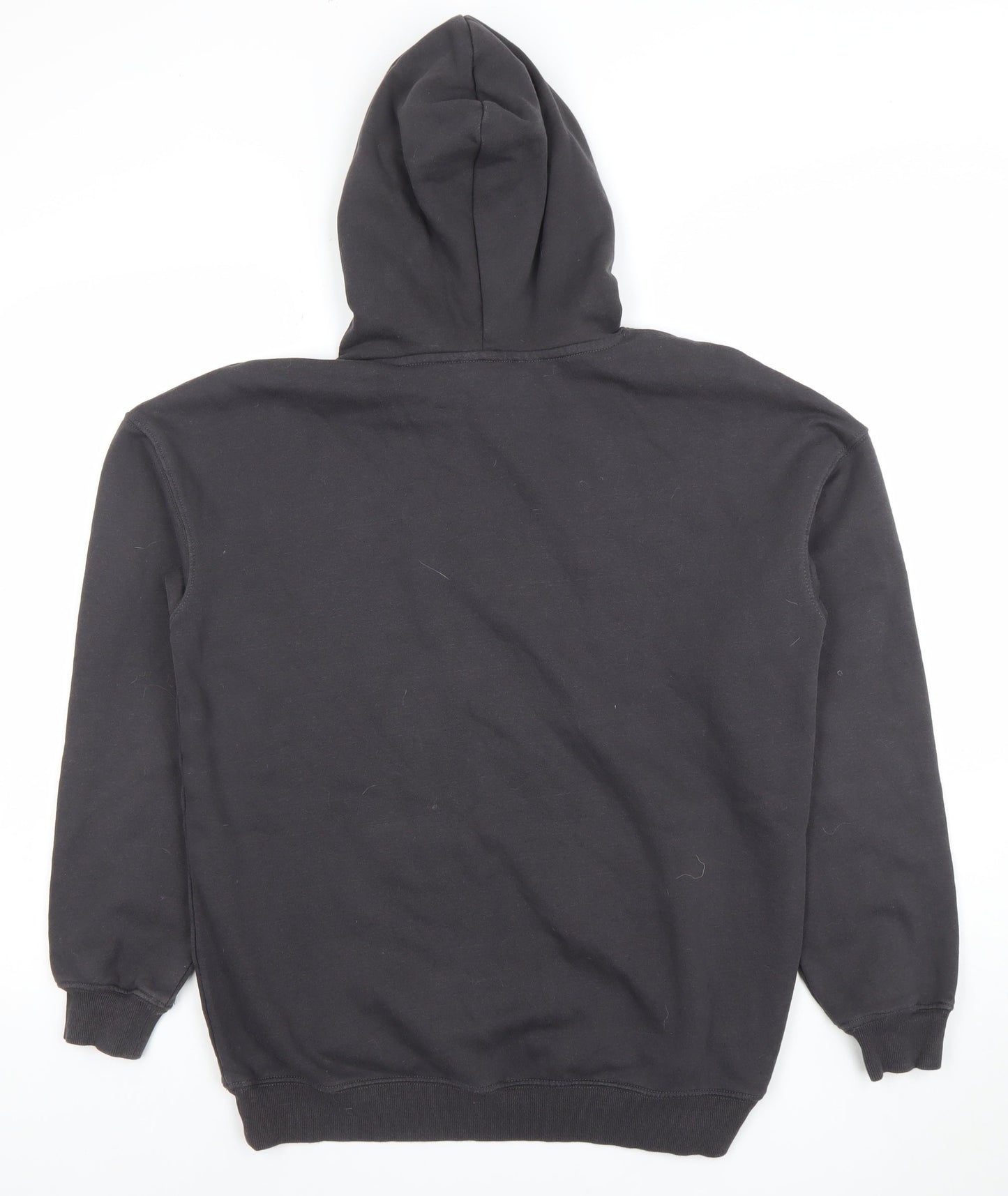 H&M Girls Black Butterfly Graphic Pullover Hoodie - 14 Years