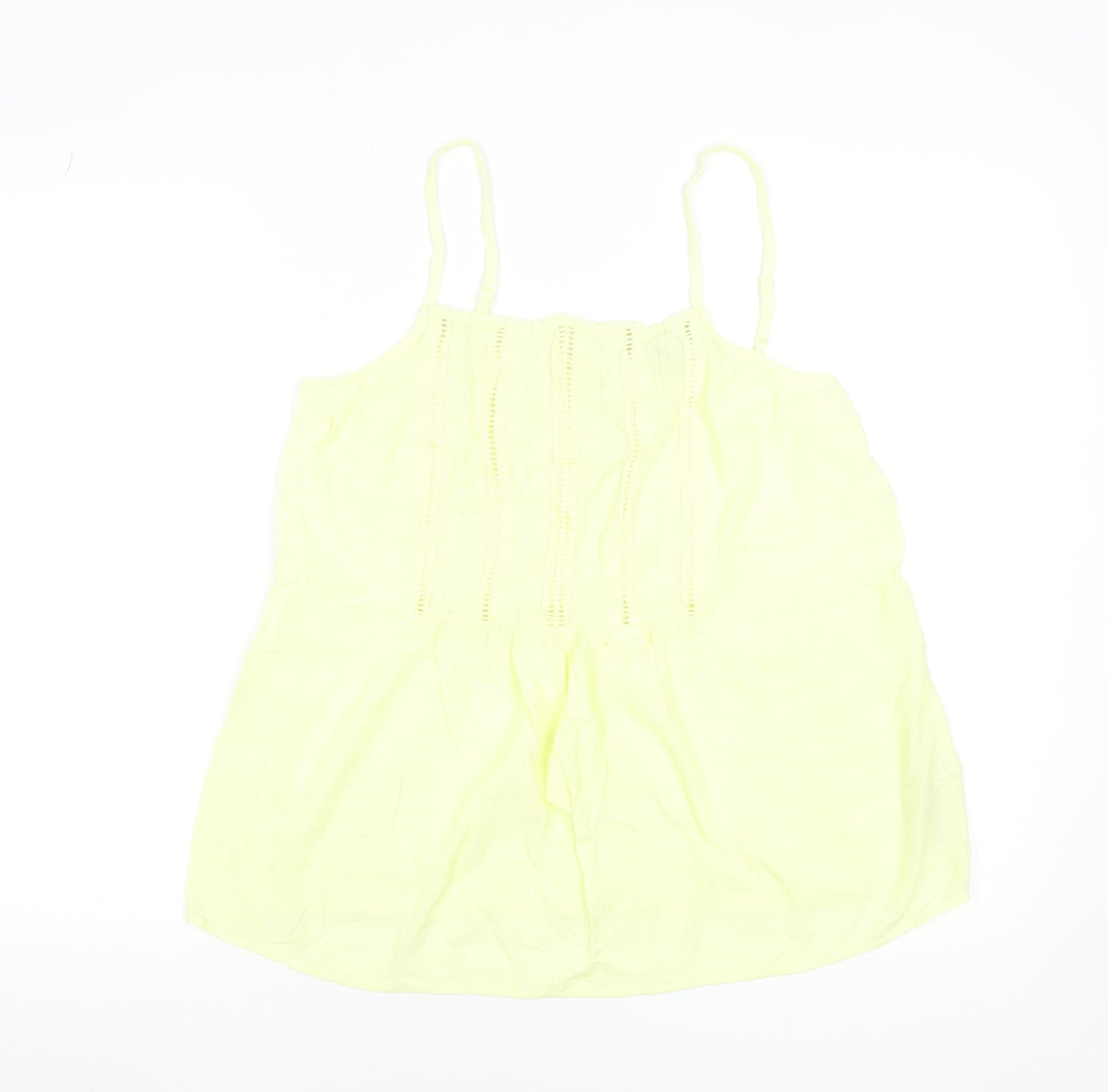 Marks and Spencer Women's Yellow Sleeveless Camisole Tank Top Size 12