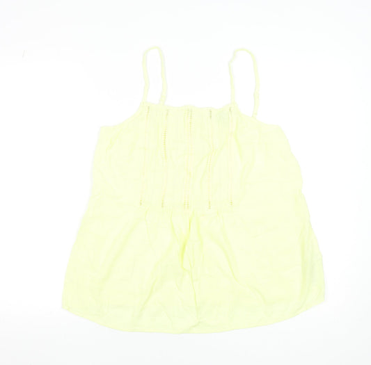 Marks and Spencer Women's Yellow Sleeveless Camisole Tank Top Size 12