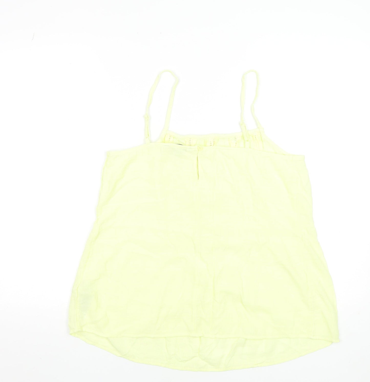 Marks and Spencer Women's Yellow Sleeveless Camisole Tank Top Size 12
