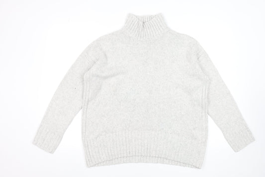 Dunnes Stores Women's Grey Roll Neck Pullover Jumper Size 12