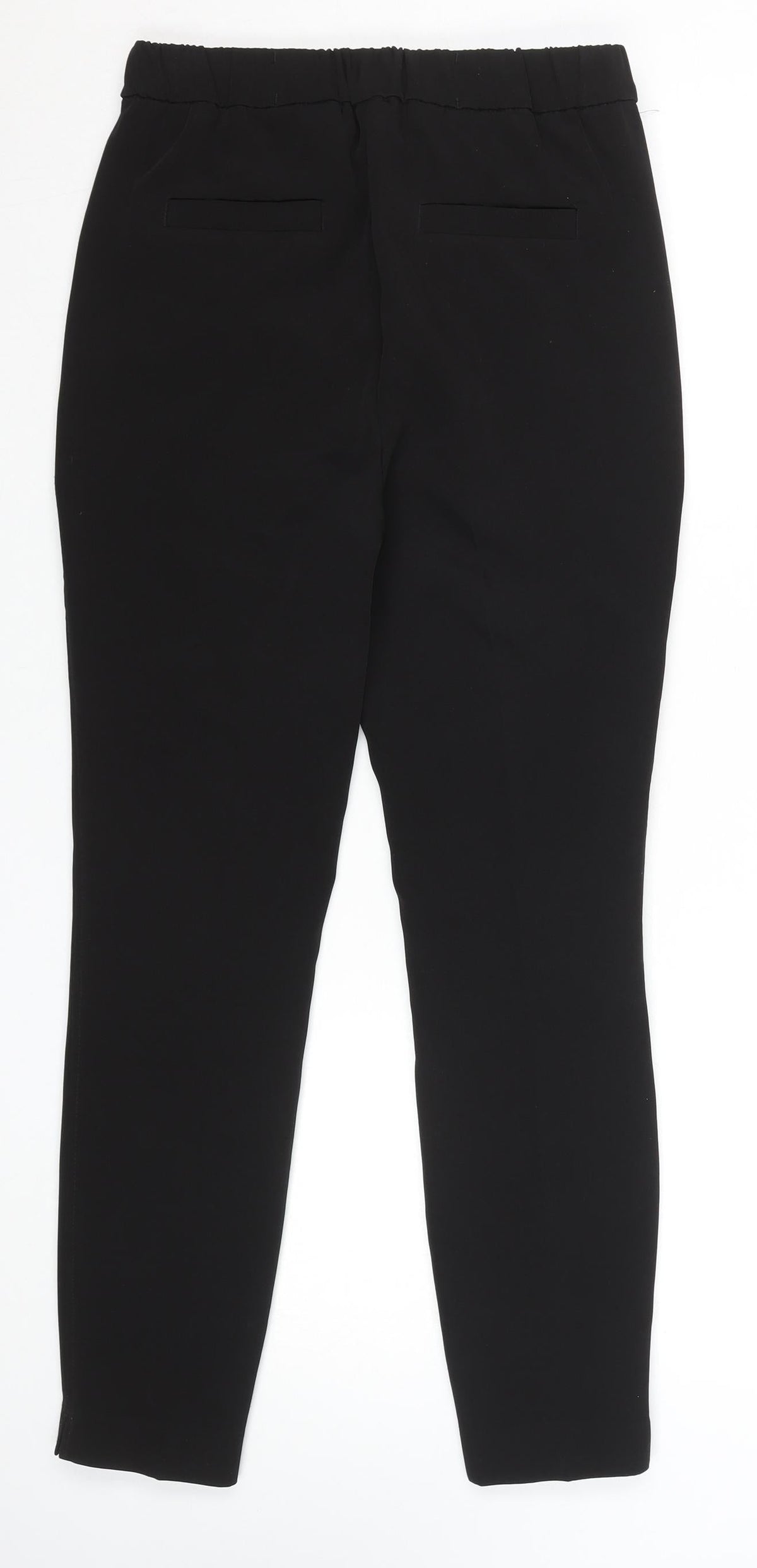 Next Women Black Slim Fit Stretch Trousers Size 8R Workwear Style