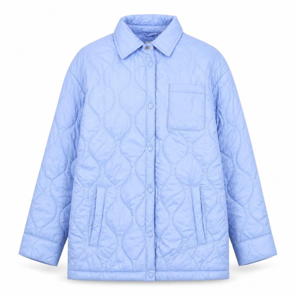 Primark Women’s Blue Quilted Mid-Length Jacket XS