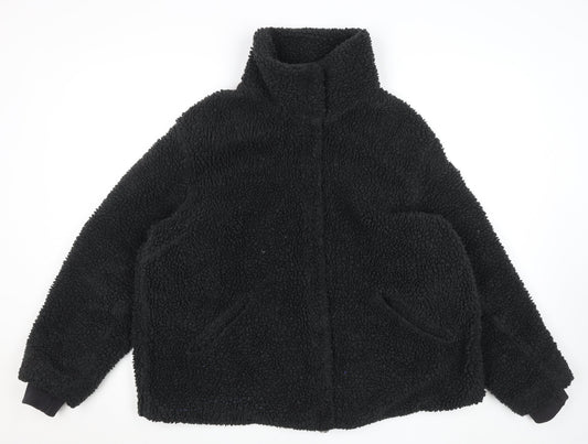 L.O.G.G. Women's Black Fleece Basic Jacket Size 14