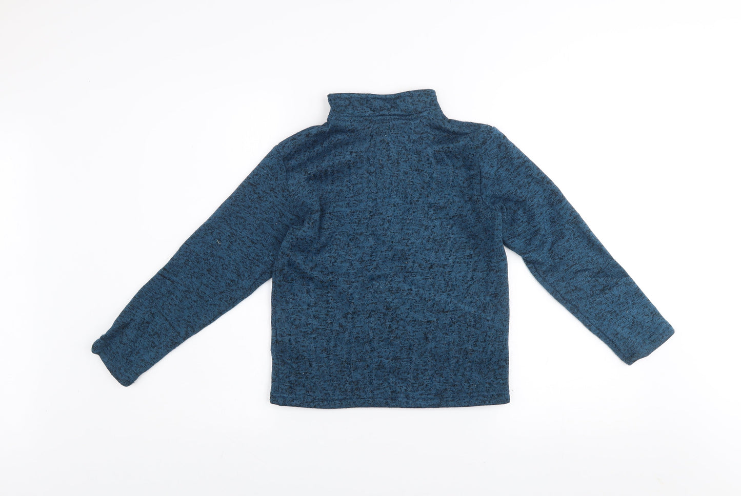Hi Gear Boys Blue 1/4 Zip Fleece Jacket 7-8 Years Polyester Outdoor Layer
