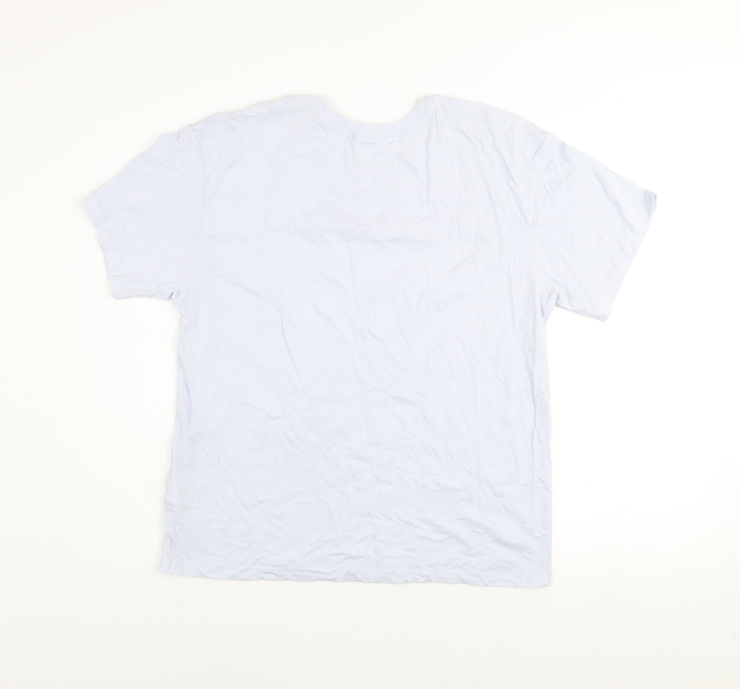Hurley Men’s White XL Cotton Logo Crew Neck Short Sleeve T-Shirt