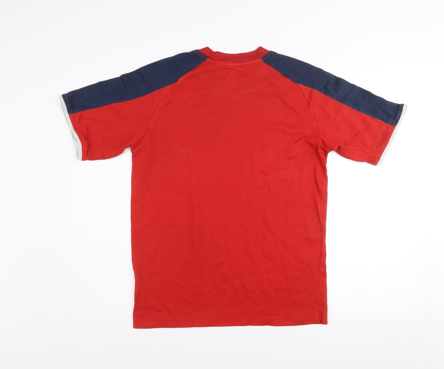 Nike Mens Red Short Sleeve Raglan Sports T-Shirt Size M