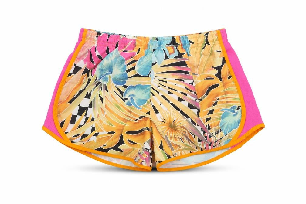 Nike Girls Multicoloured Tropical Dri-FIT Athletic Skort Size M