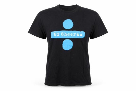 Keya Women's Black Ed Sheeran Divide Tour 2018 Cotton T-Shirt M