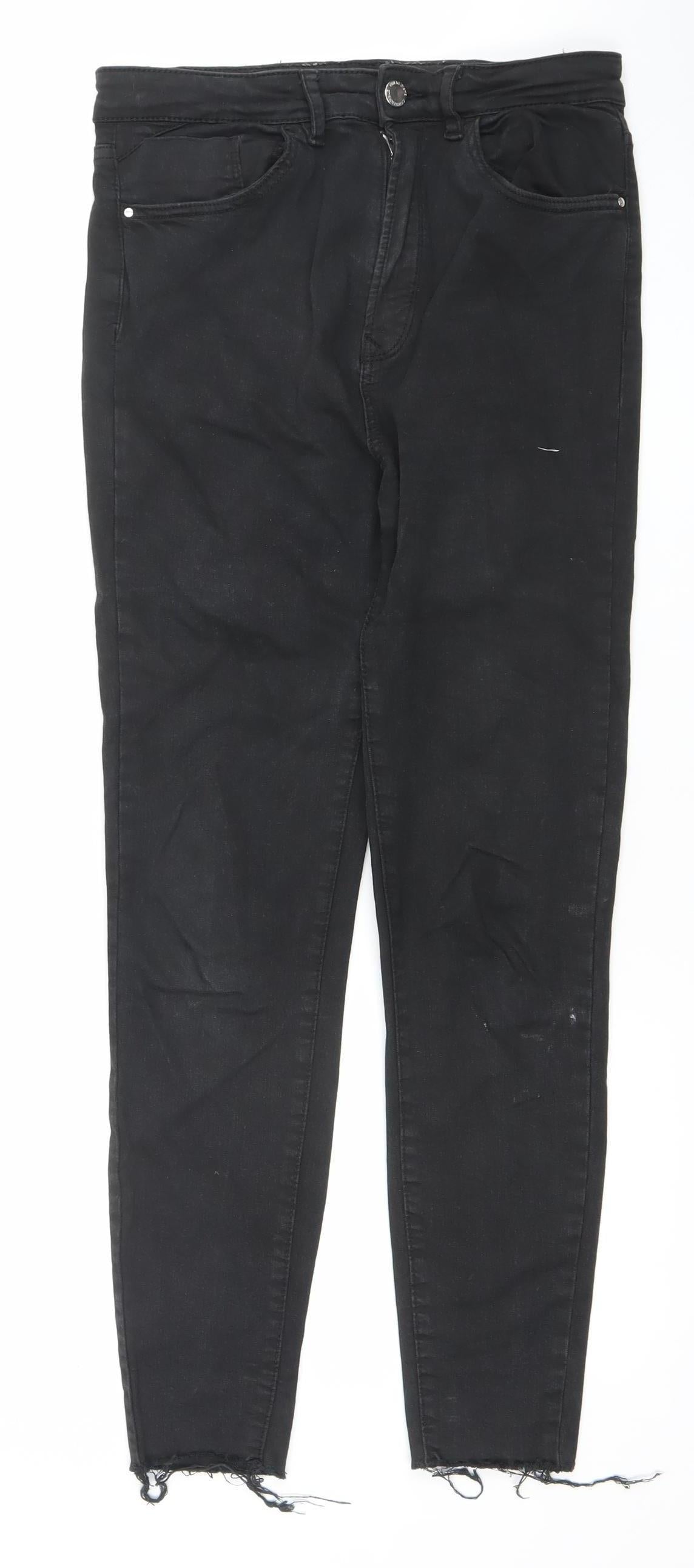 Stradivarius Women's Black Skinny Slim Fit Jeans Size 10