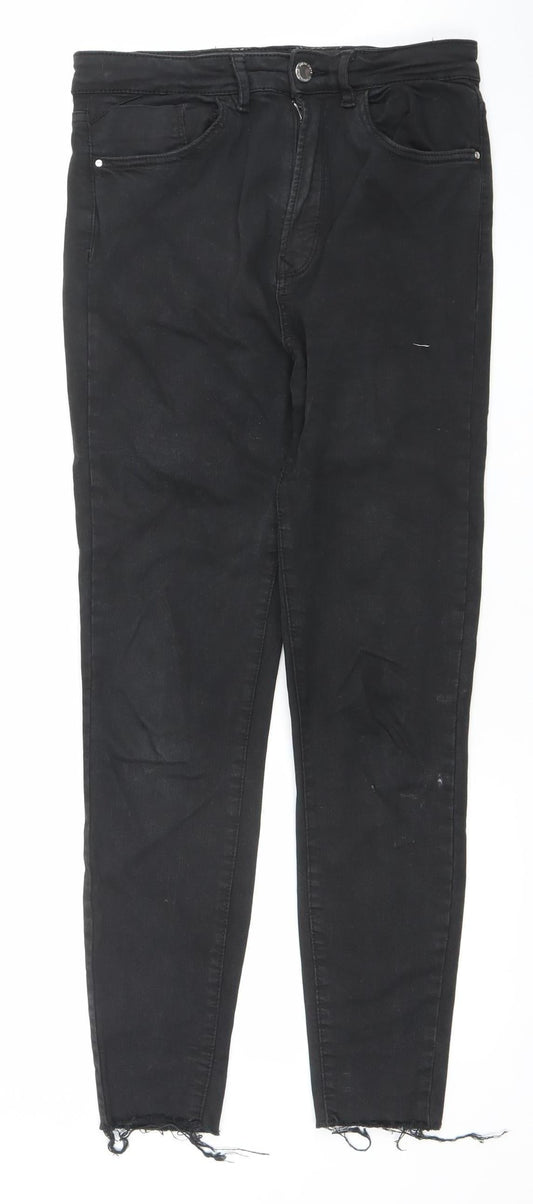 Stradivarius Women's Black Skinny Slim Fit Jeans Size 10