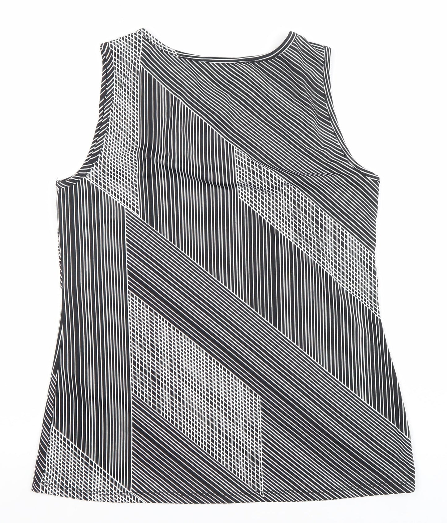 Cleo Women’s Black Striped Sleeveless Tank Top S