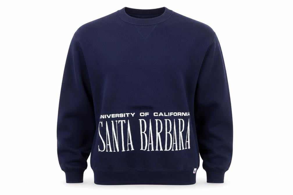 Russell Athletic Men's Blue Large University Santa Barbara Sweatshirt