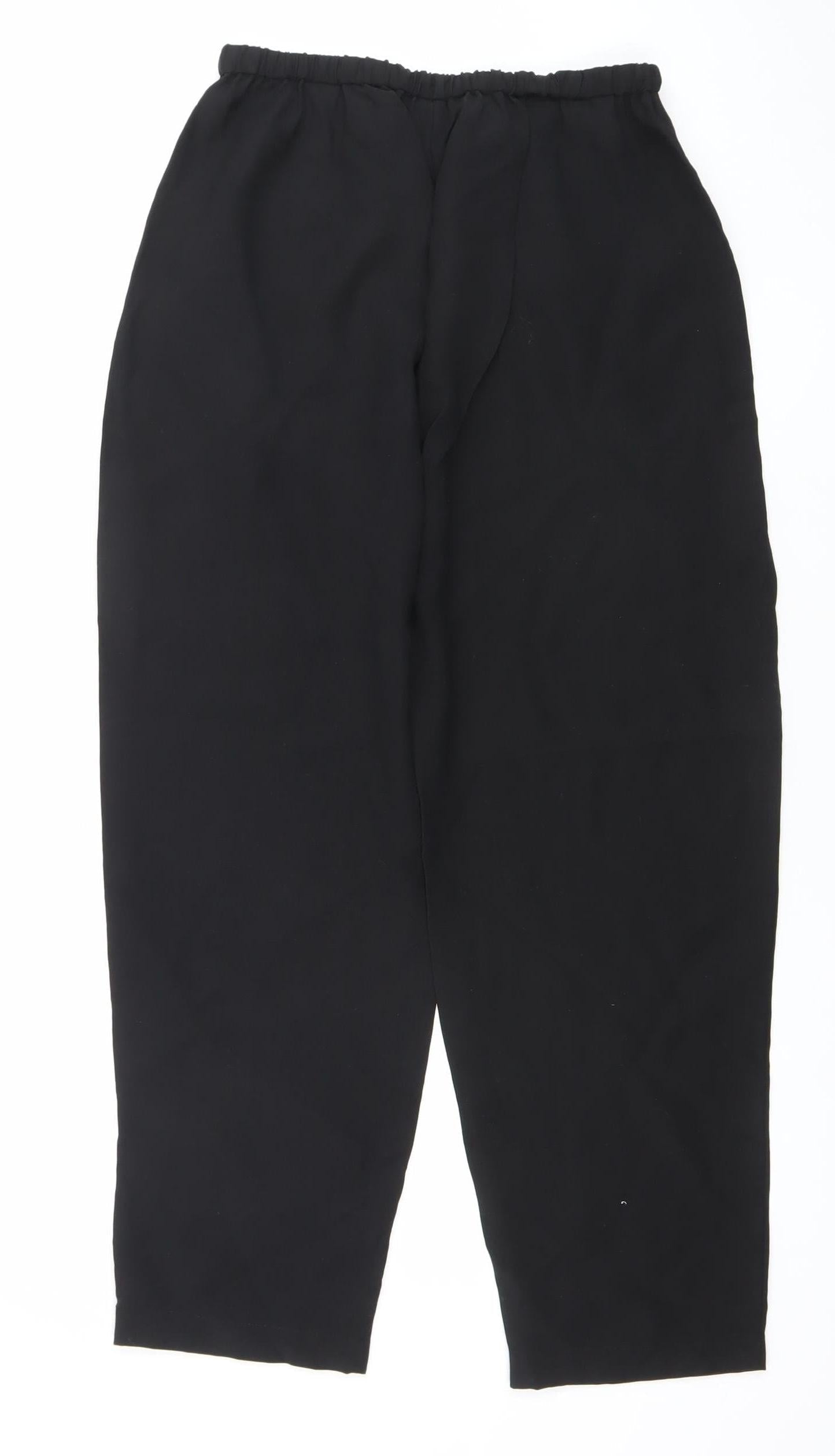 Marks and Spencer Women’s Black Jogger Trousers Size 8 Regular Fit