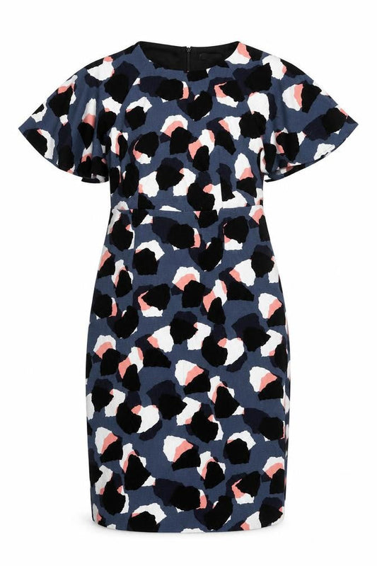 Gallery Women’s Multicoloured Size 16 Sheath Knee Length Dress