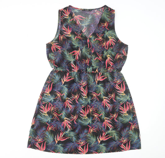 St. Bernard for Dunnes Stores Women's Multicoloured Tropical A-Line Sleeveless Dress L