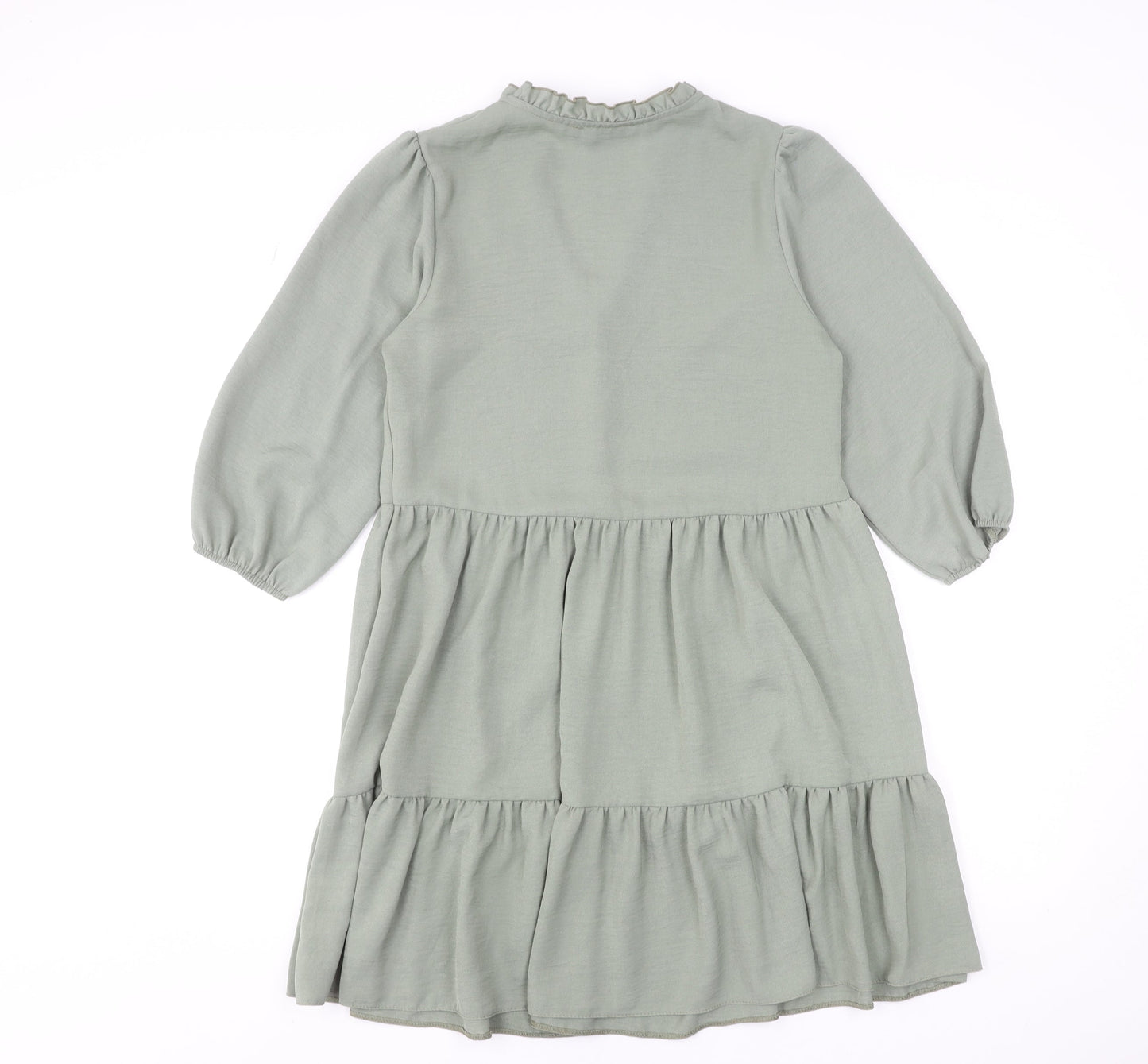 New Look Women's Green Knee Length Smock Dress Size 8