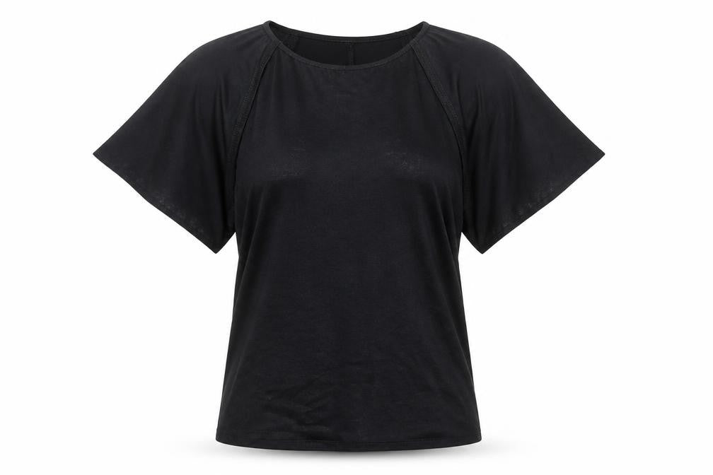 Next Women's Black Raglan Short Sleeve Basic T-Shirt Size 10