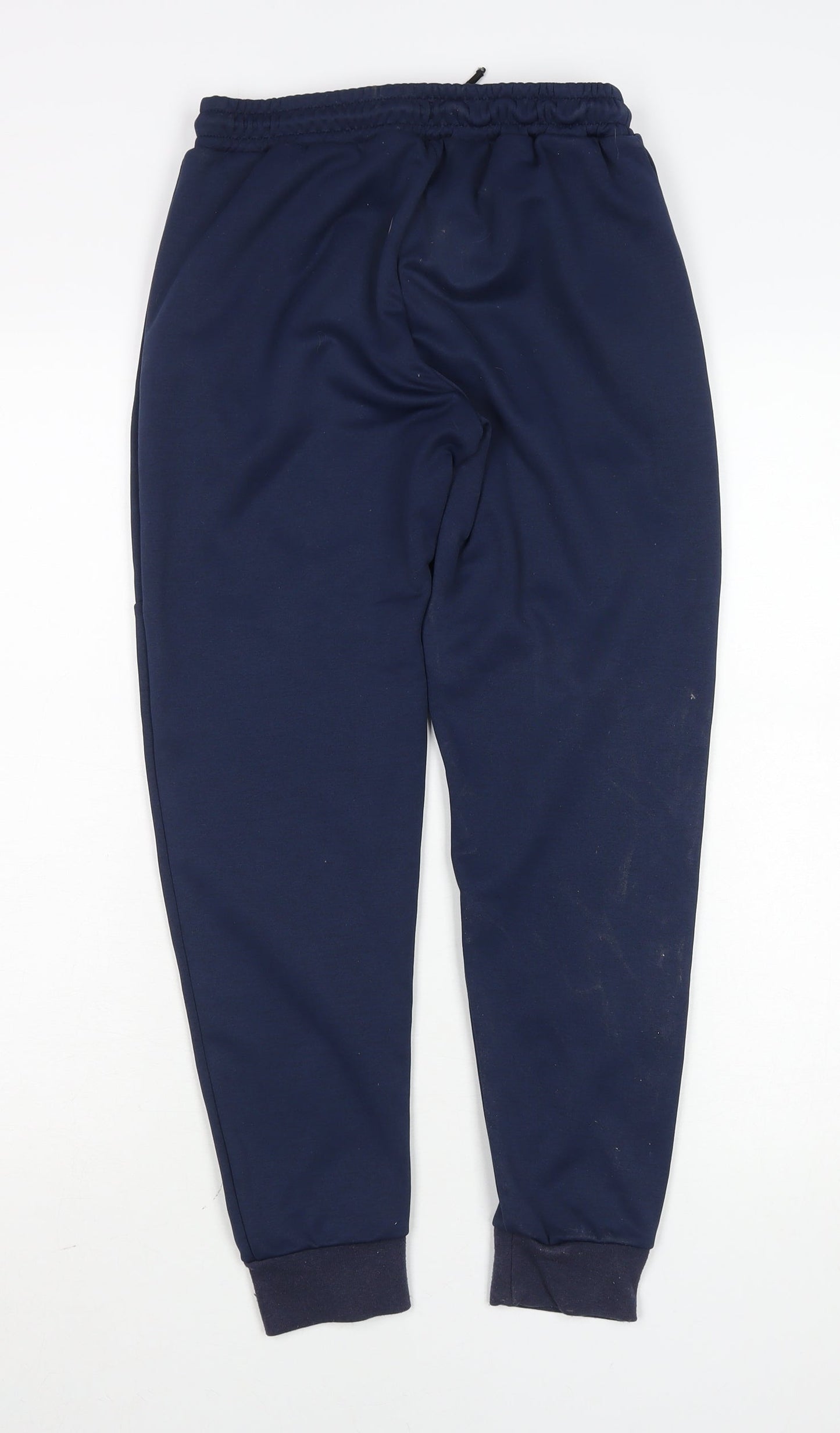 Dunnes Stores Boys Blue Jogger Activewear Trousers 28in Waist Polyester