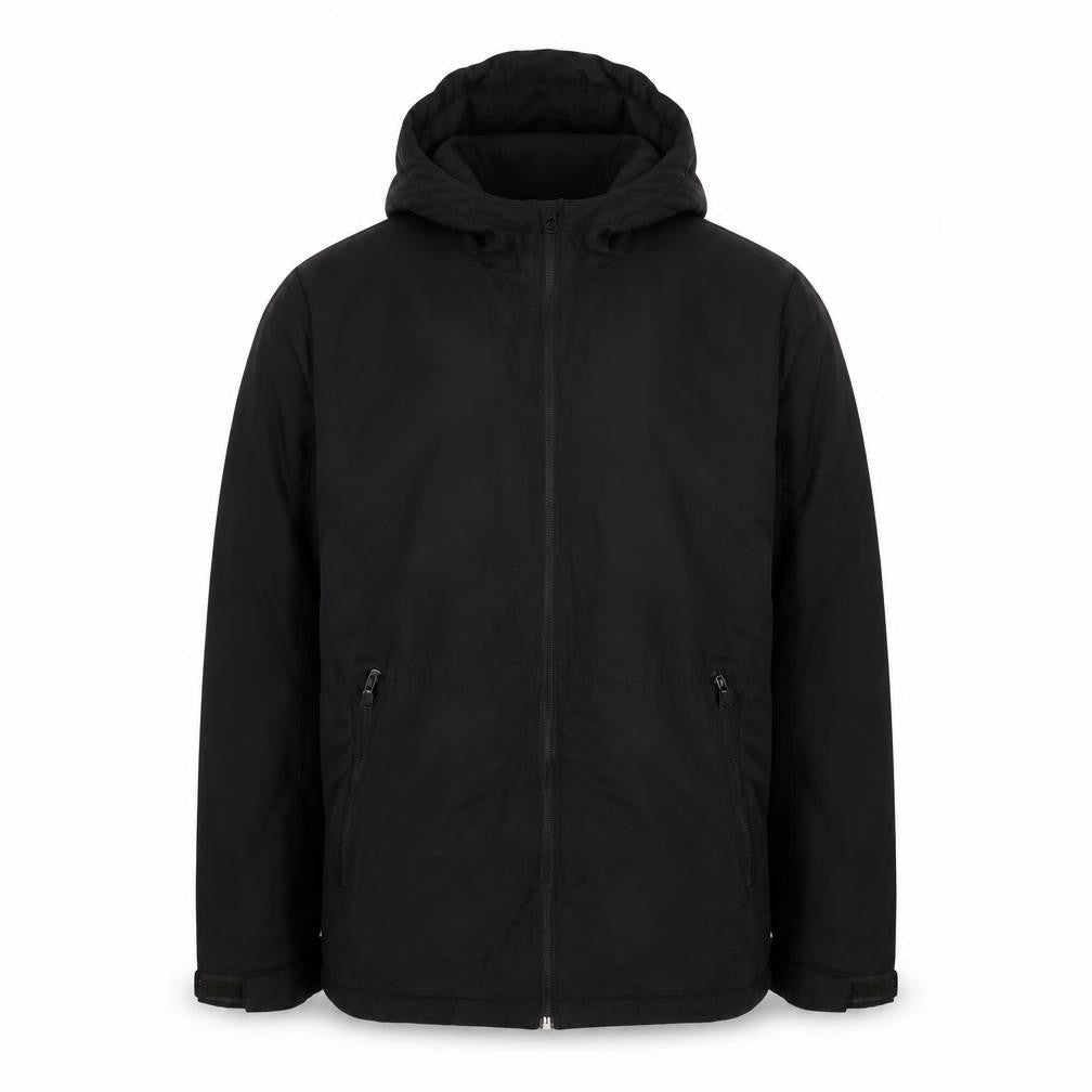 Primark Men’s Black Hooded Parka Jacket Medium Regular Fit