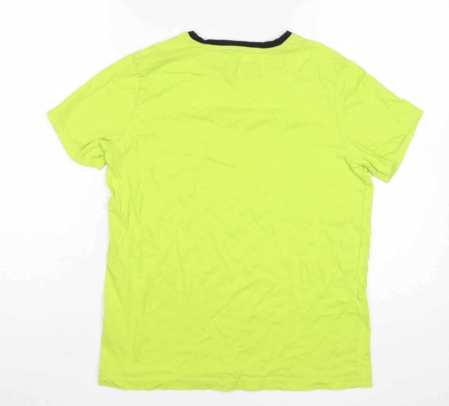 Minecraft Boys Green Creeper T-Shirt 13-14 Years Short Sleeve Cotton