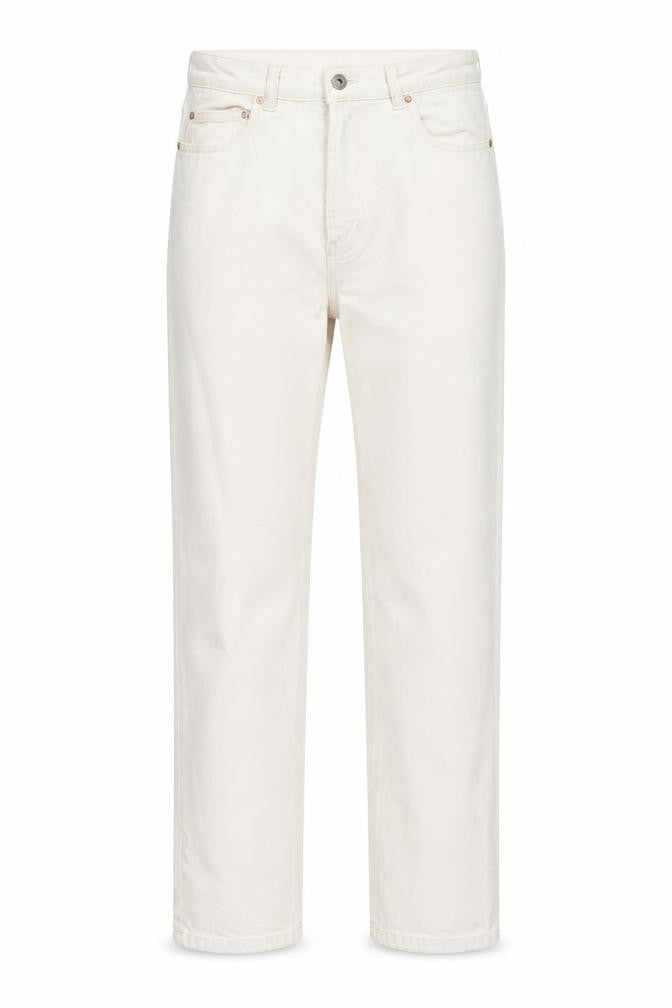 Primark Women Ivory Straight Jeans Size 8 Regular Fit Denim