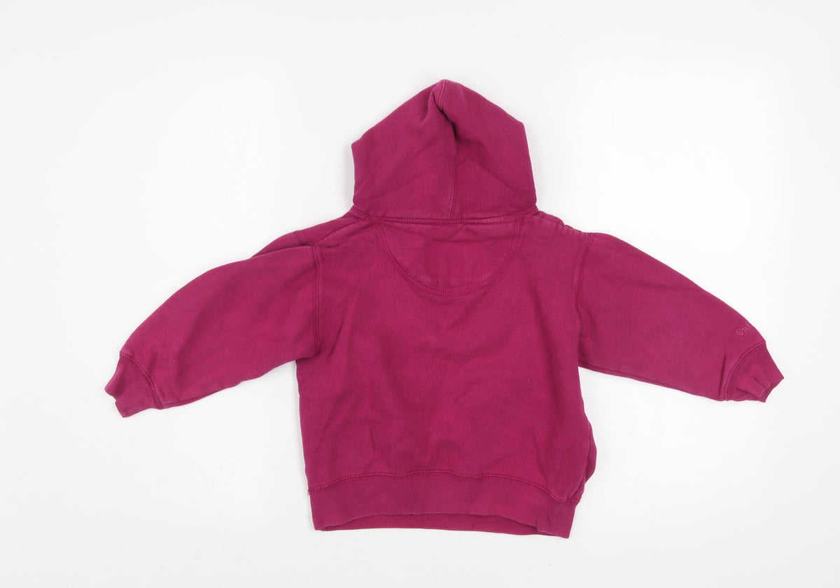 Cuffy’s Cape Cod Girls Pink Pullover Hoodie Size 4 Cotton Blend
