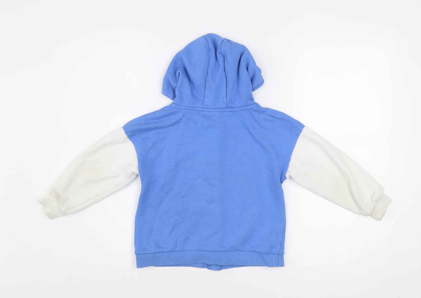 LEGO Boys Blue Ninjago Zip Hooded Jacket 5-6 Years Cotton Blend