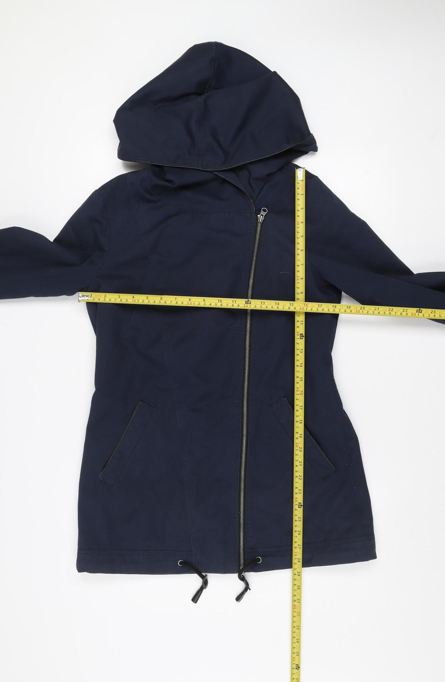 Vero Moda Women’s Blue Hooded Parka Coat Size M