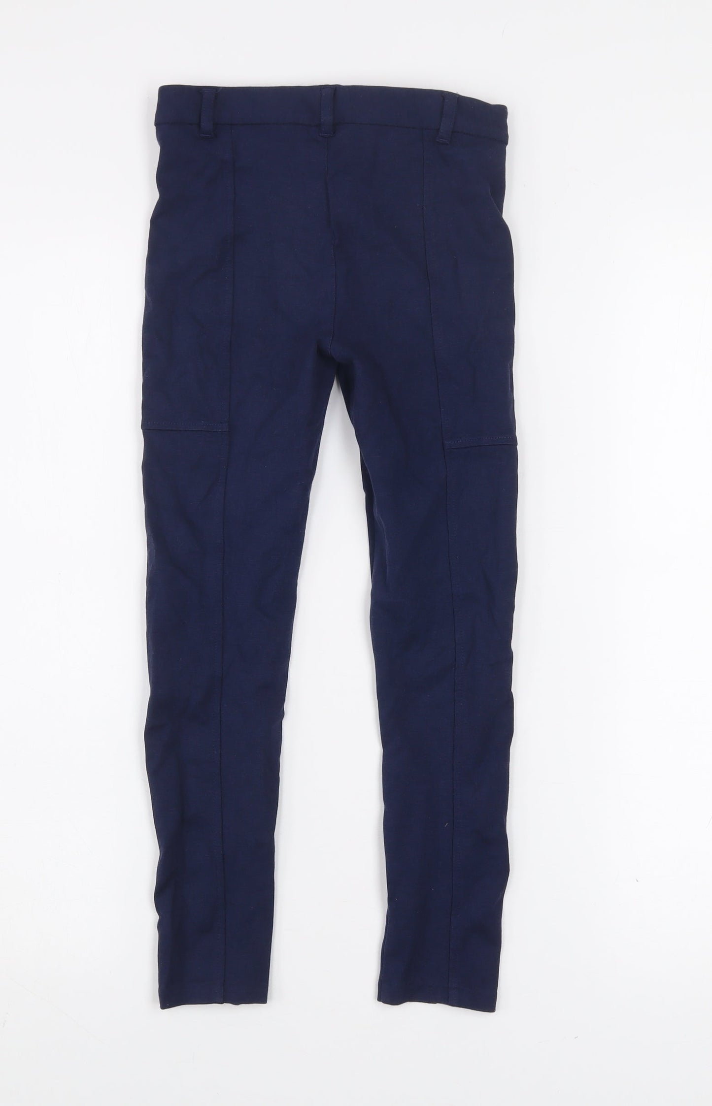 Ralph Lauren Girls Blue Jegging Trousers Size 6 Years Stretch Cotton Blend