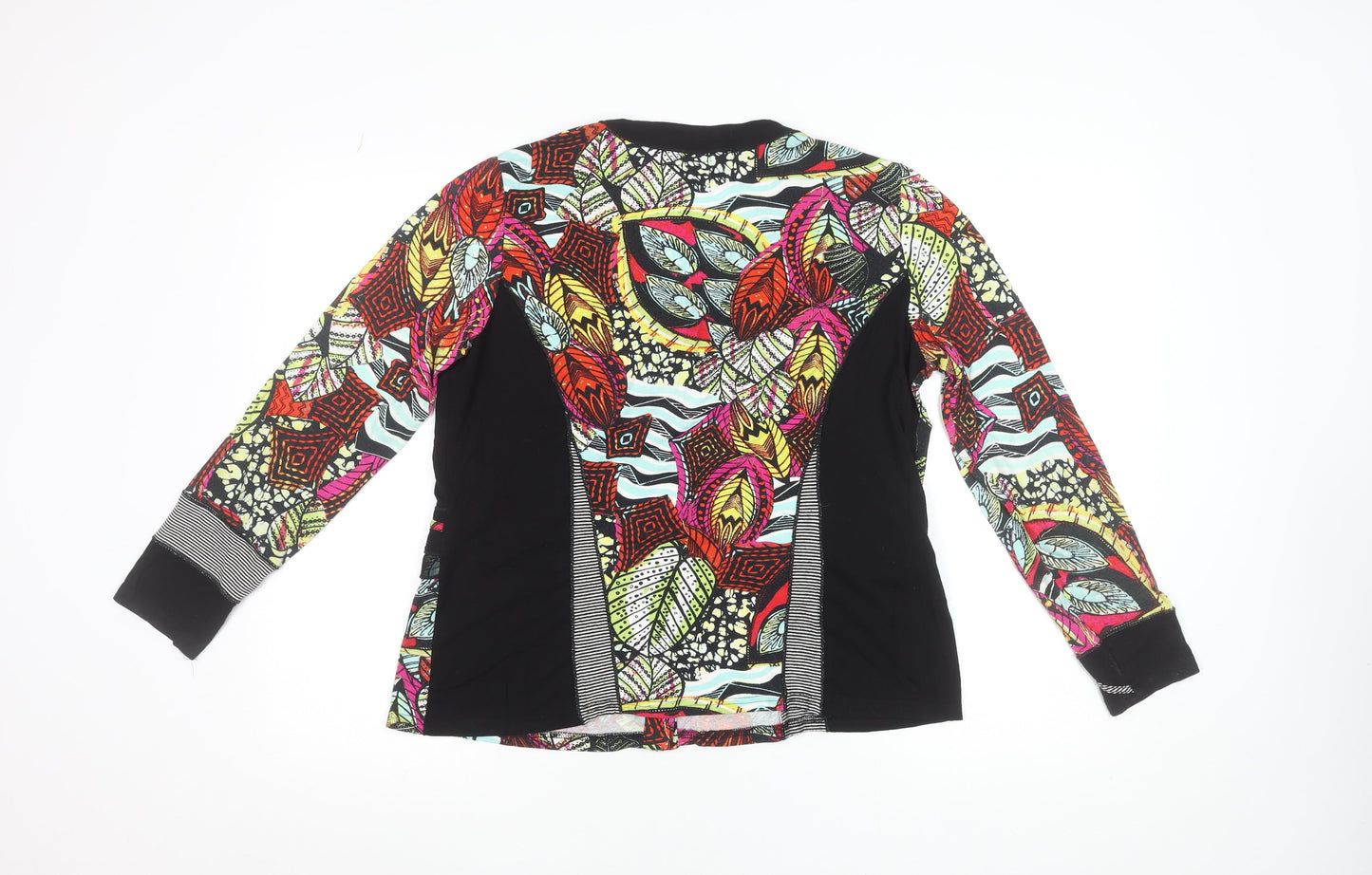 Pauporté Women’s Multicoloured Viscose Button-Up Long Sleeve Top S