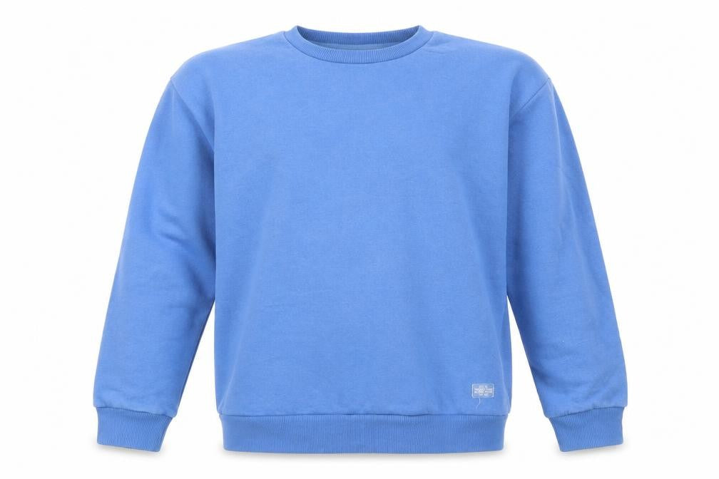 Reserved Boys Blue Crew Neck Sweatshirt 158cm Cotton Blend Eco Aware