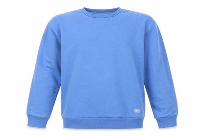RESERVED Boys Blue Crew Neck Sweatshirt Cotton Blend Eco Aware 12-13 Years