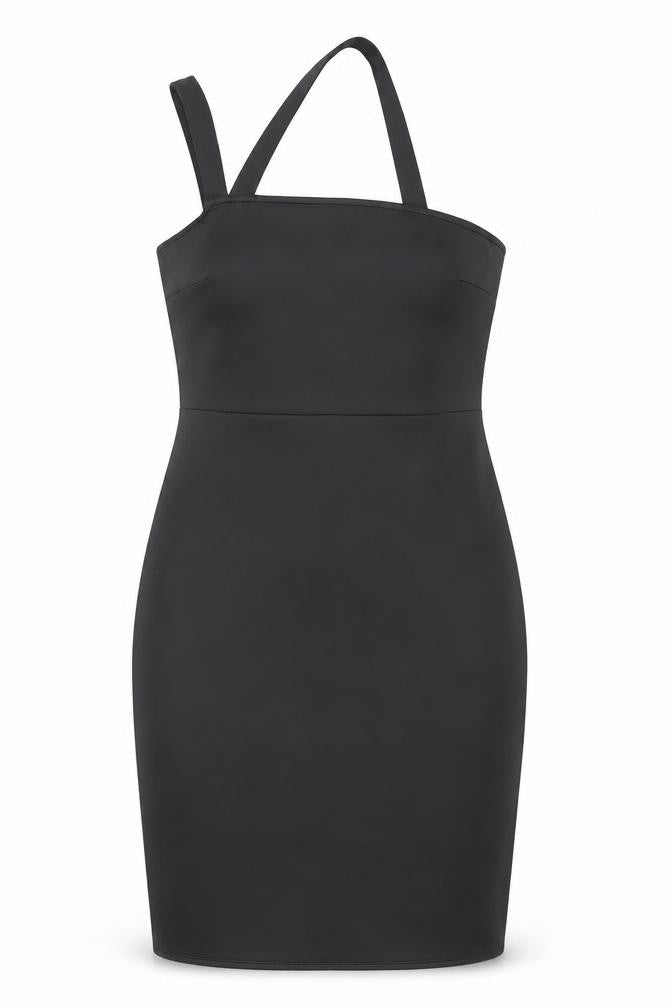 Atmosphere Women's Black Size 14 Bodycon Zip Stretch Dress