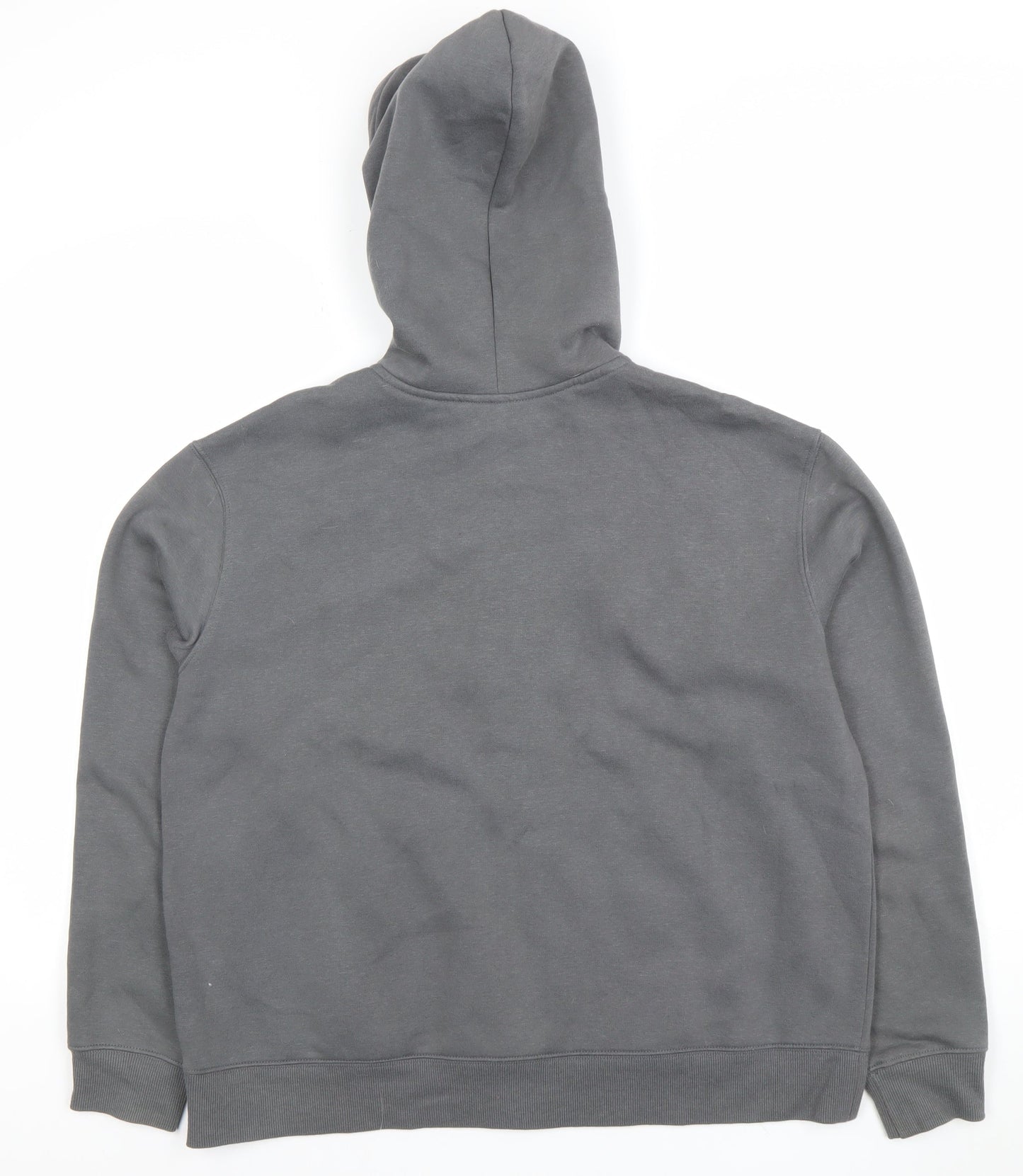 DIVIDED Mens Grey Full Zip Hoodie Size M Regular Fit Fleece