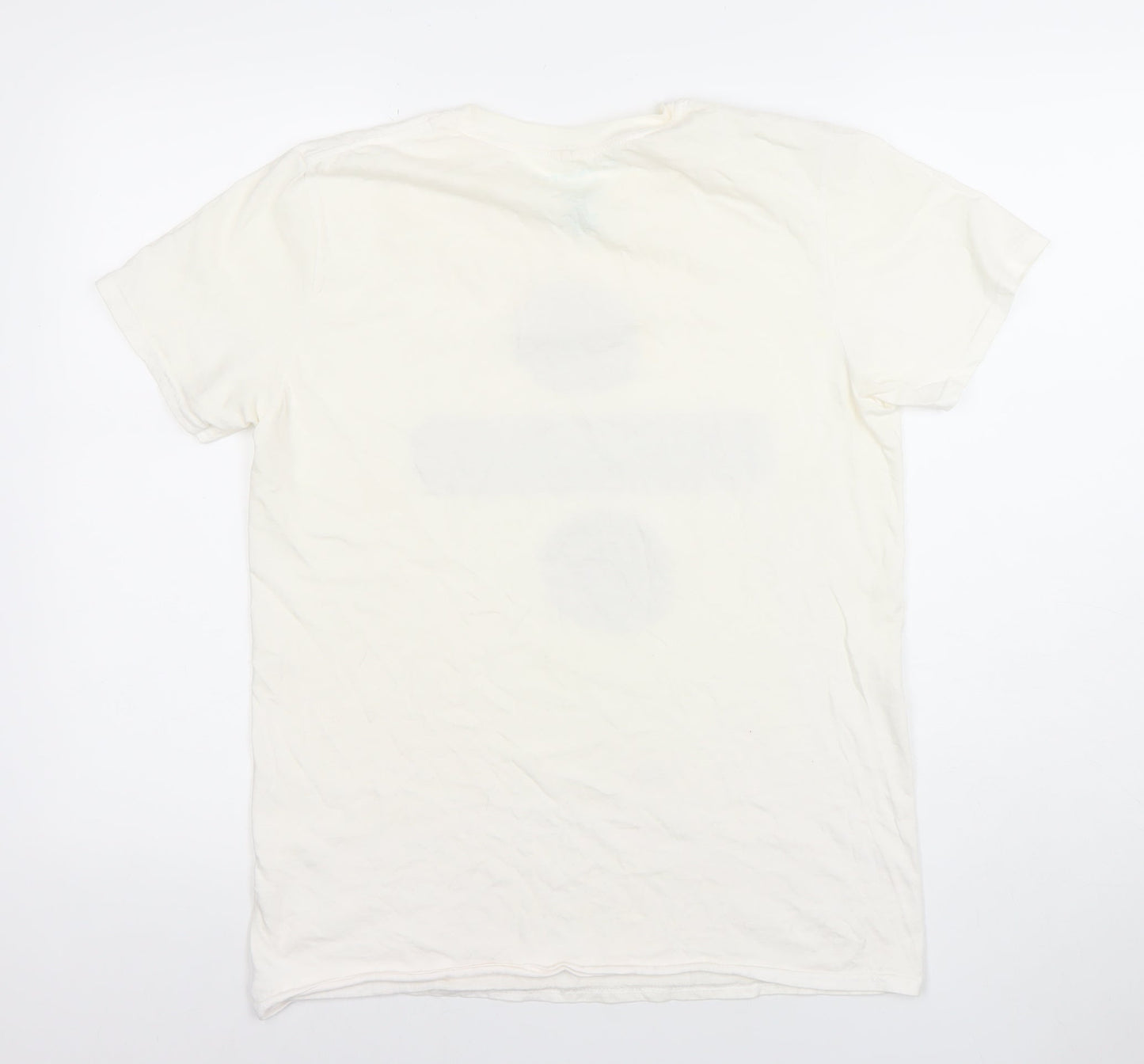 Ed Sheeran Women's White Medium Cotton Concert T-Shirt