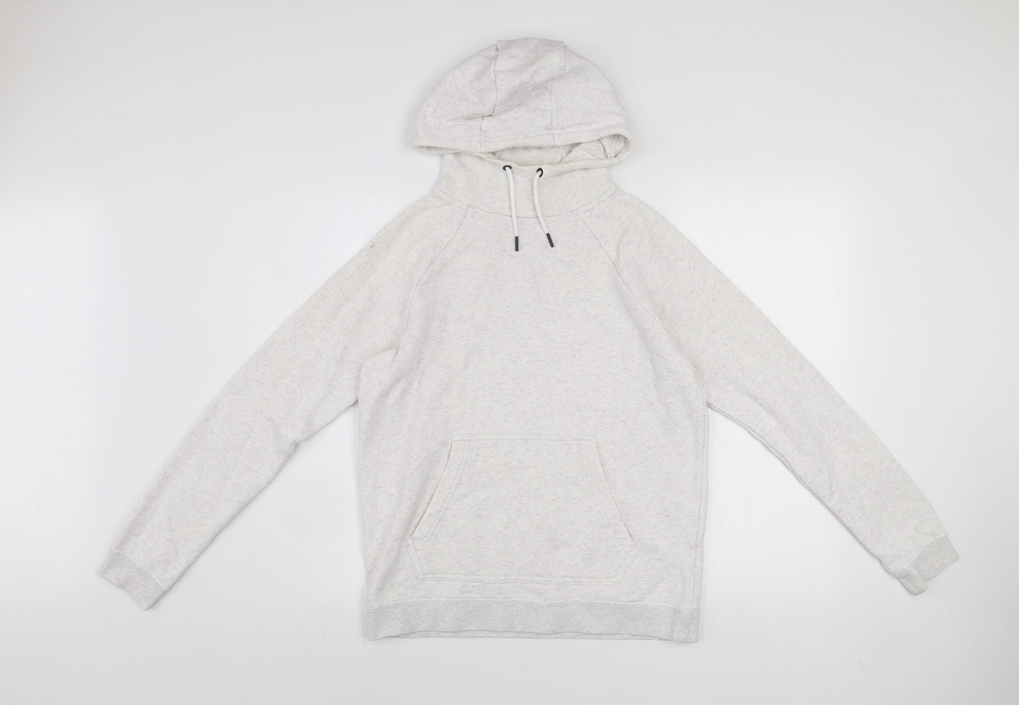 Nike Men's Grey Pullover Hoodie Small Regular Fit Fleece