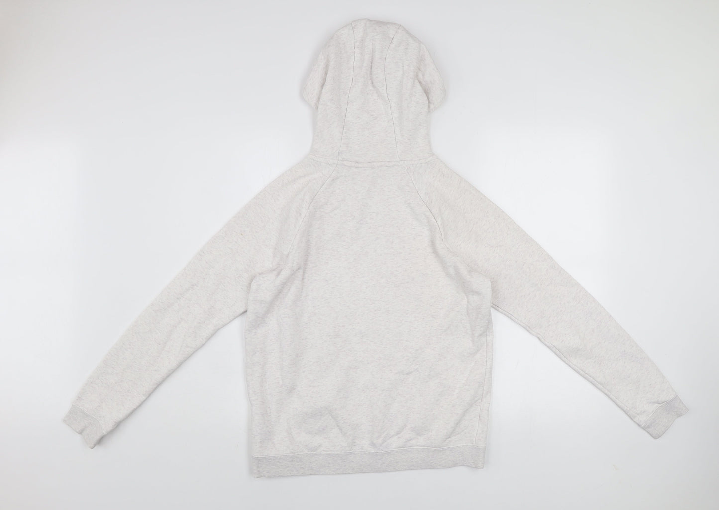 Nike Men's Grey Pullover Hoodie Small Regular Fit Fleece