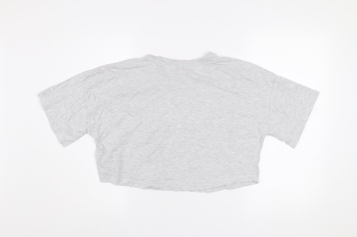 Friends Women's Grey Cropped T-Shirt XS Relaxed Fit Phoebe Design