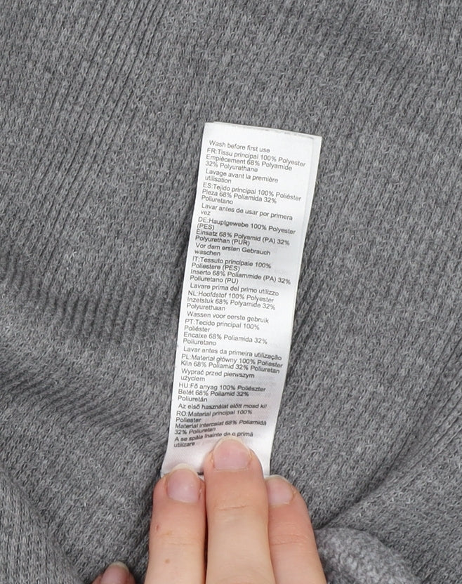 Decathlon Men’s Grey XL Henley Sweatshirt Outdoor Pullover