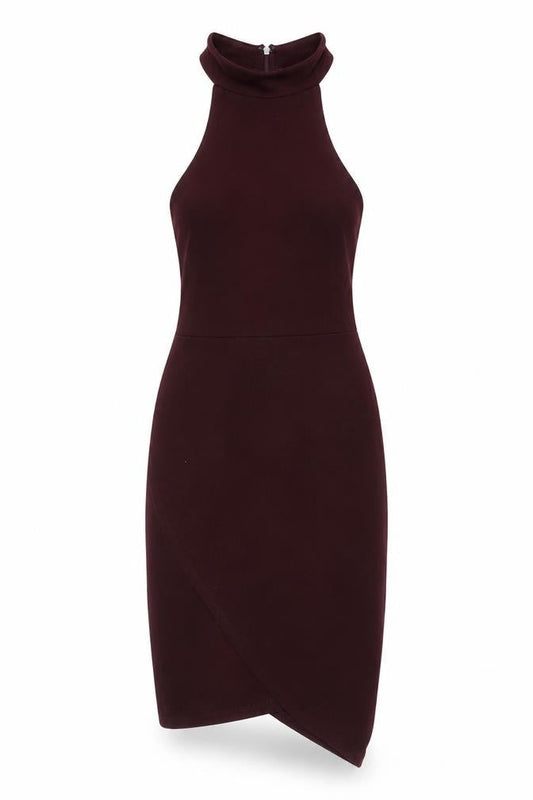 Forever 21 Women Brown Sleeveless Bodycon Short Dress M