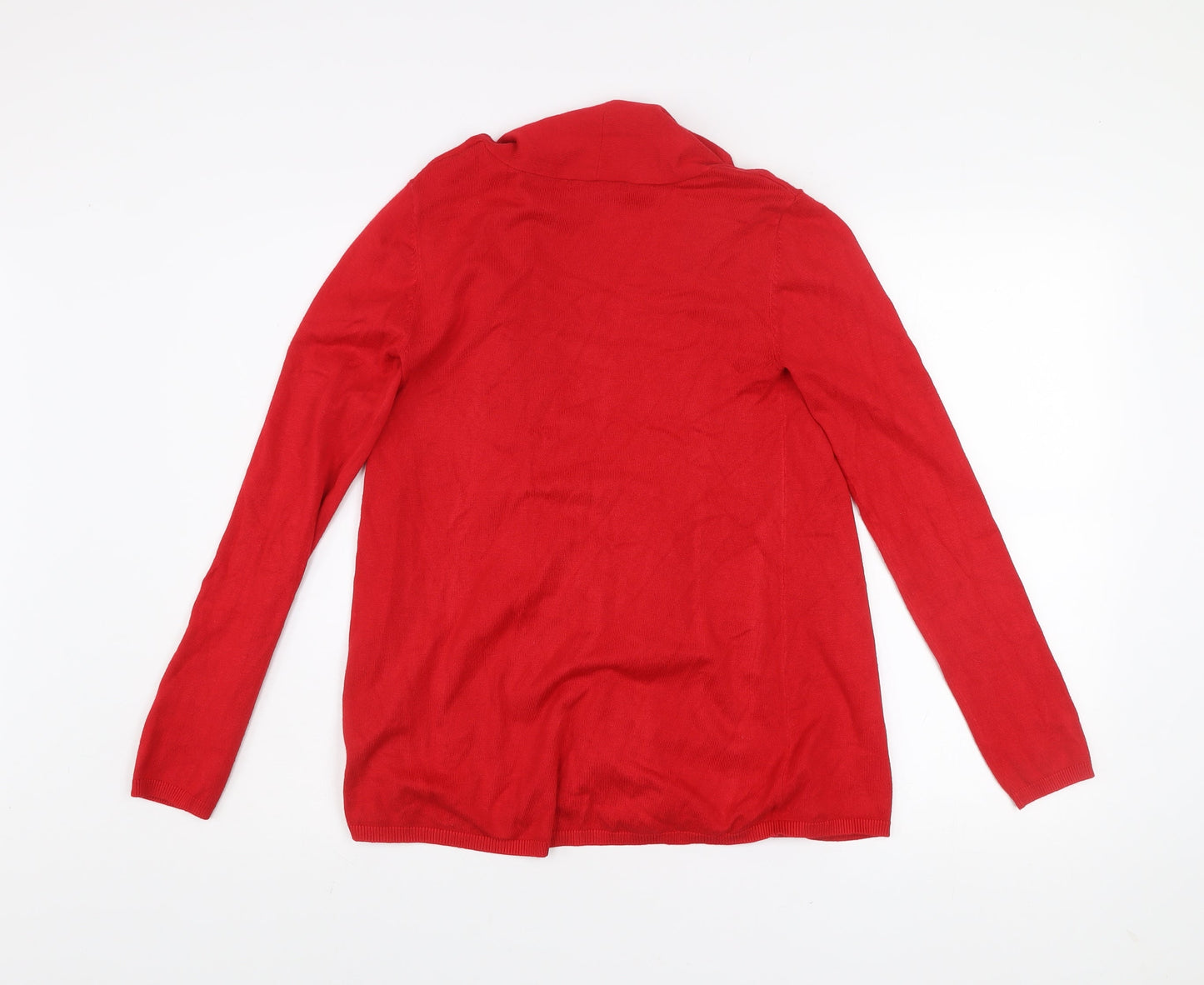 Dunnes Women’s Red XS Open Front Long Sleeve Cardigan