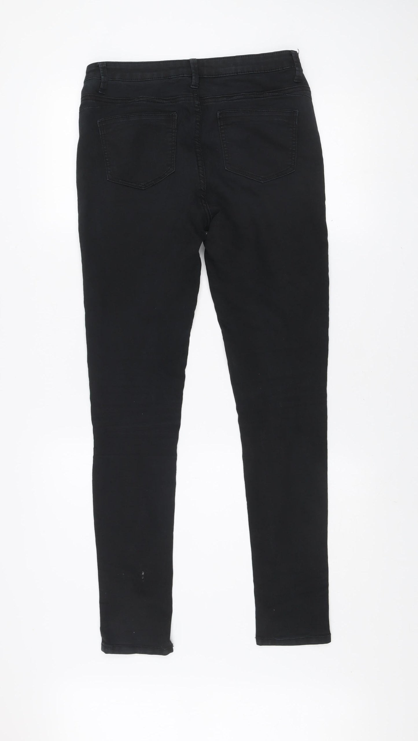Denim Co. Women's Black Skinny Jeans Size 12 Slim Fit