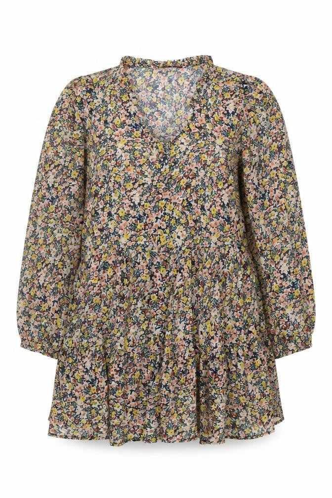 Yours Women's Multicoloured Floral Smock Dress Size 16