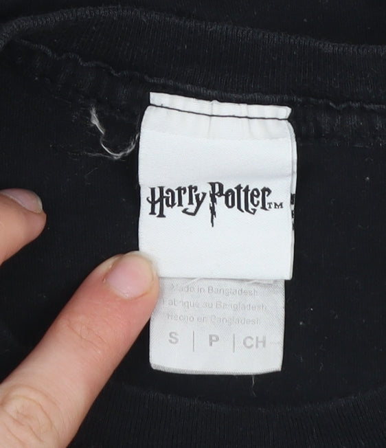 Harry Potter Black Men's Small Graphic Movie T-Shirt